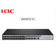 新华三（H3C）S5024PV5-EI 24口千兆电+4千兆光纤口二层Web网管企业级网络交换机