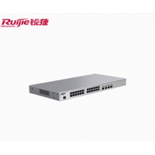 锐捷（Ruijie）24口千兆交换机 RG-S2910V2-24GT4XS-L 二层网管型接入 万兆光口上联 企业级